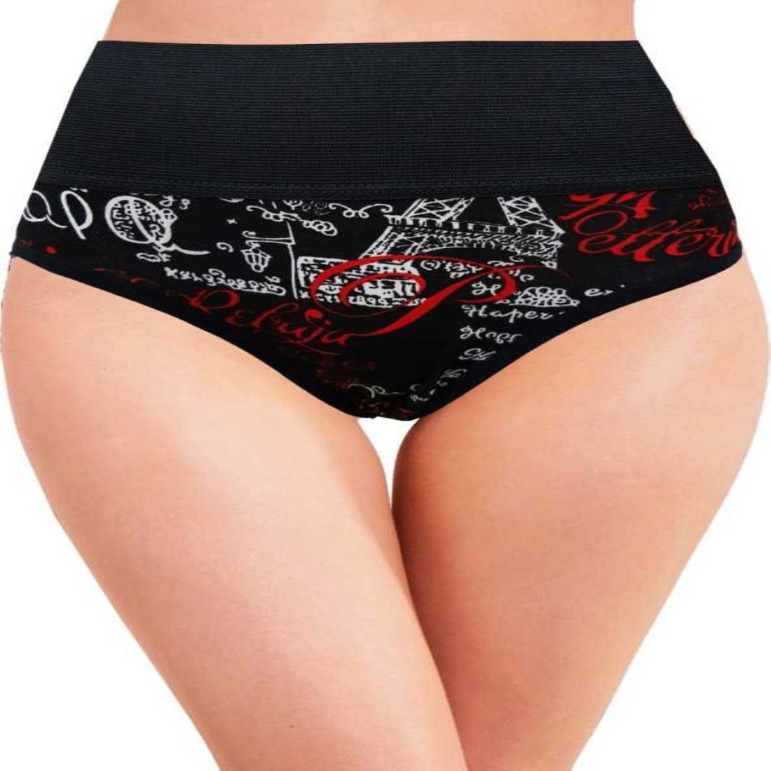 WOMAN HIPSTER BLACK PANTY (PACK OF 3)